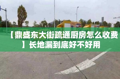 【鼎盛東大街疏通廚房怎么收費】長地漏到底好不好用