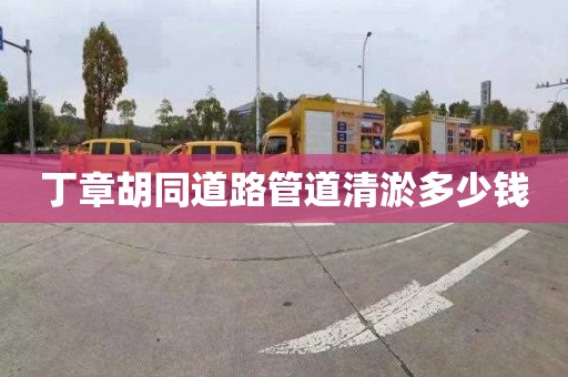 丁章胡同道路管道清淤多少錢