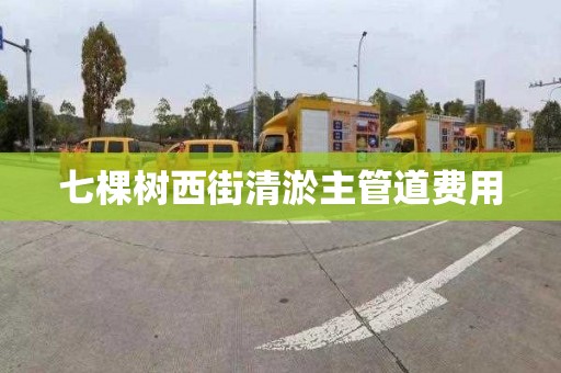 七棵樹西街清淤主管道費用