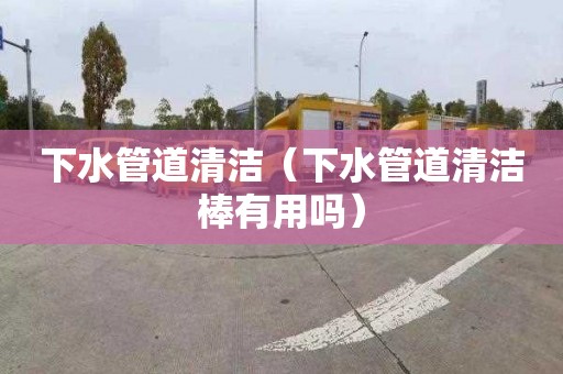 下水管道清潔（下水管道清潔棒有用嗎）