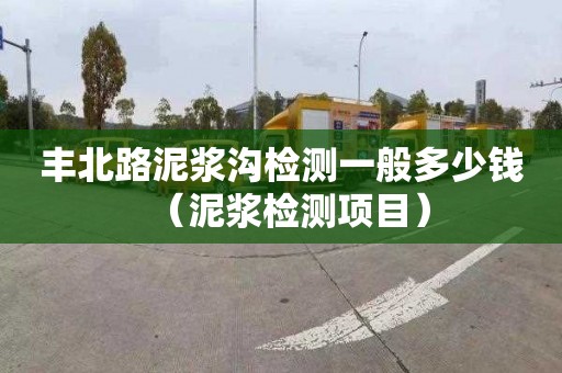 豐北路泥漿溝檢測一般多少錢（泥漿檢測項目）