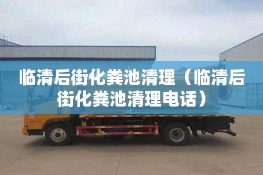 臨清后街化糞池清理（臨清后街化糞池清理電話）