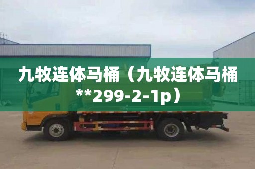 九牧連體馬桶（九牧連體馬桶**299-2-1p）