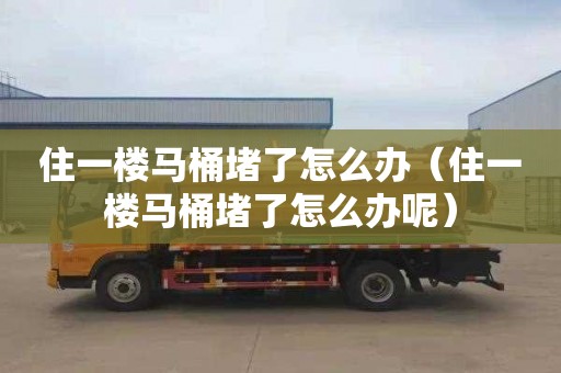 住一樓馬桶堵了怎么辦（住一樓馬桶堵了怎么辦呢）