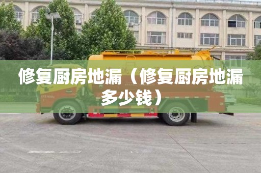 修復廚房地漏（修復廚房地漏多少錢）