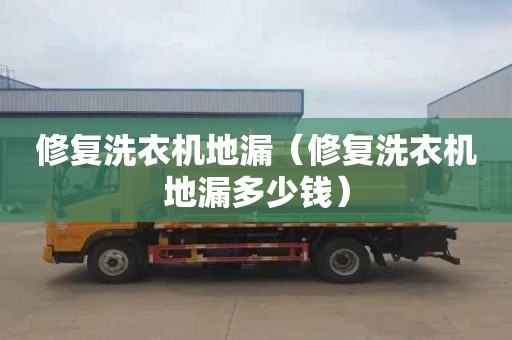 修復洗衣機地漏（修復洗衣機地漏多少錢）