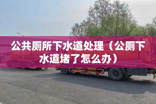 公共廁所下水道處理（公廁下水道堵了怎么辦）