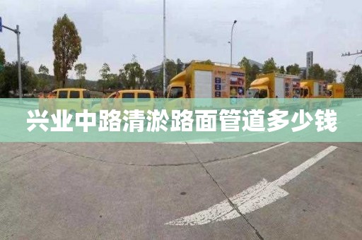 興業中路清淤路面管道多少錢