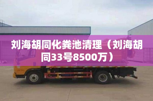 劉海胡同化糞池清理（劉海胡同33號8500萬）