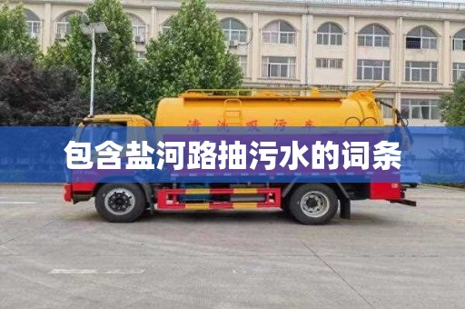 包含鹽河路抽污水的詞條