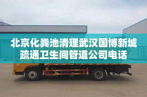 北京化糞池清理武漢國博新城疏通衛生間管道公司電話