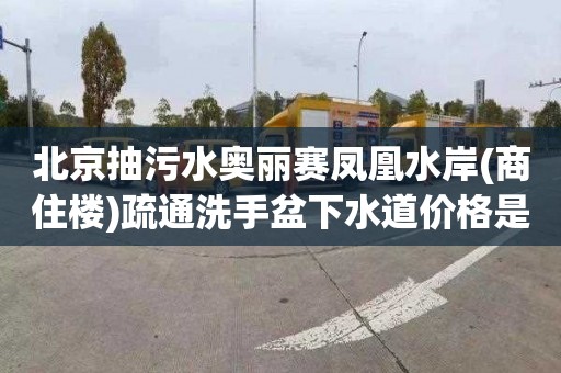 北京抽污水奧麗賽鳳凰水岸(商住樓)疏通洗手盆下水道價格是多少