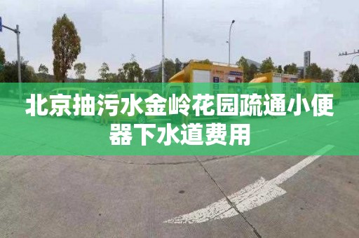 北京抽污水金嶺花園疏通小便器下水道費用