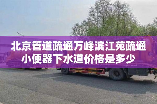 北京管道疏通萬峰濱江苑疏通小便器下水道價格是多少