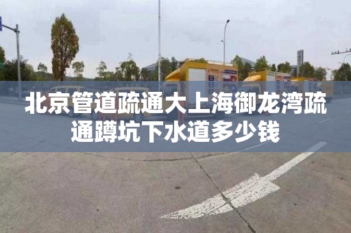 北京管道疏通大上海御龍灣疏通蹲坑下水道多少錢