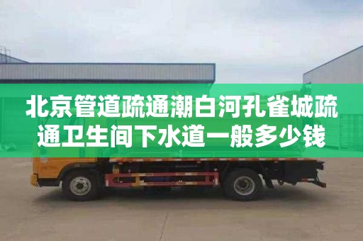 北京管道疏通潮白河孔雀城疏通衛生間下水道一般多少錢