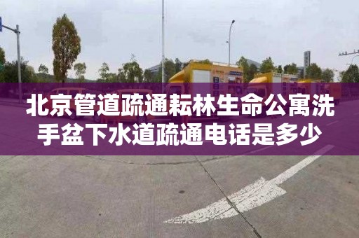 北京管道疏通耘林生命公寓洗手盆下水道疏通電話是多少