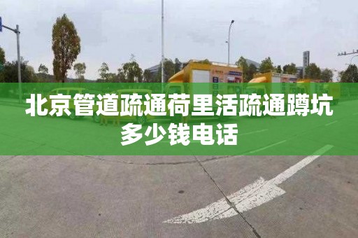 北京管道疏通荷里活疏通蹲坑多少錢電話