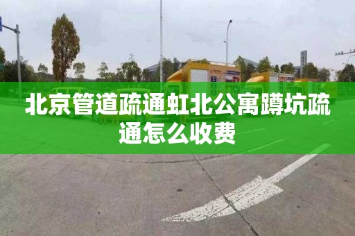 北京管道疏通虹北公寓蹲坑疏通怎么收費