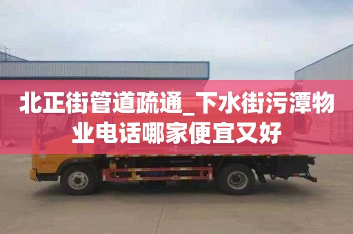 北正街管道疏通_下水街污潭物業電話哪家便宜又好