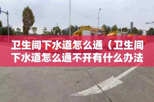 衛(wèi)生間下水道怎么通（衛(wèi)生間下水道怎么通不開有什么辦法）