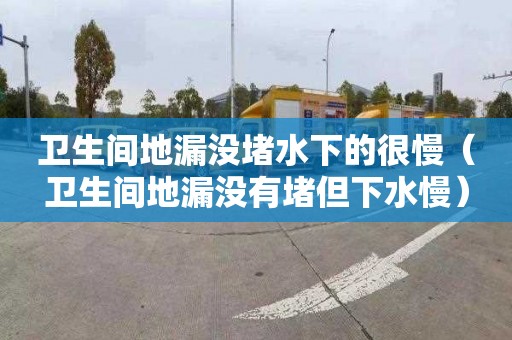 衛生間地漏沒堵水下的很慢（衛生間地漏沒有堵但下水慢）