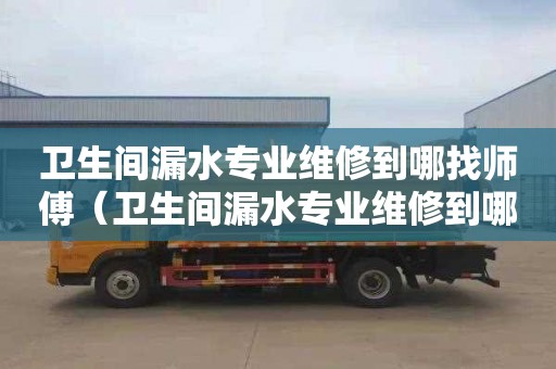 衛生間漏水專業維修到哪找師傅（衛生間漏水專業維修到哪找師傅都有哪些平臺）