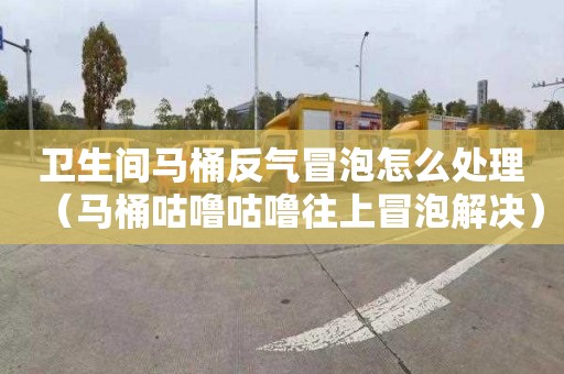 衛生間馬桶反氣冒泡怎么處理（馬桶咕嚕咕嚕往上冒泡解決）