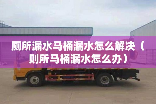 廁所漏水馬桶漏水怎么解決（則所馬桶漏水怎么辦）