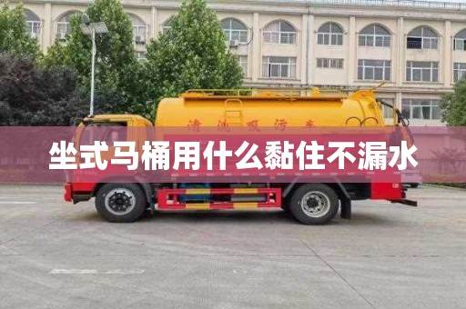 坐式馬桶用什么黏住不漏水