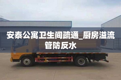 安泰公寓衛生間疏通_廚房溢流管防反水