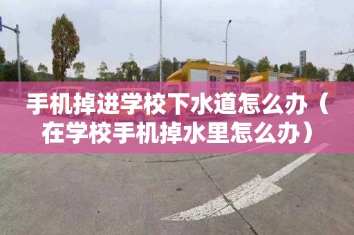 手機掉進學校下水道怎么辦（在學校手機掉水里怎么辦）