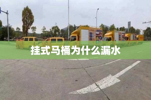 掛式馬桶為什么漏水