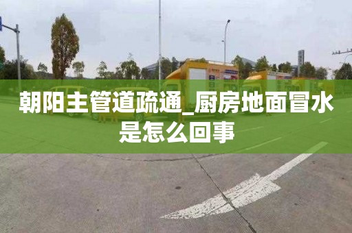 朝陽主管道疏通_廚房地面冒水是怎么回事