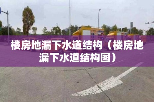 樓房地漏下水道結構（樓房地漏下水道結構圖）