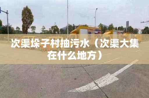 次渠垛子村抽污水（次渠大集在什么地方）