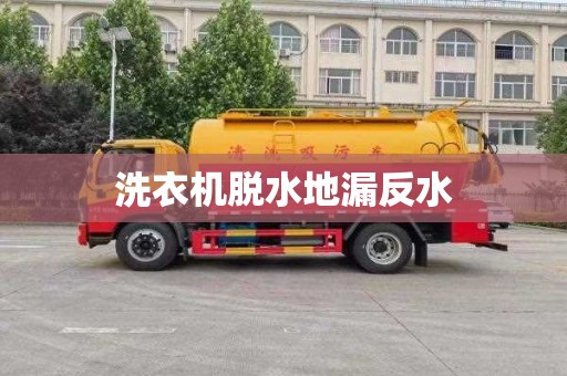 洗衣機脫水地漏反水