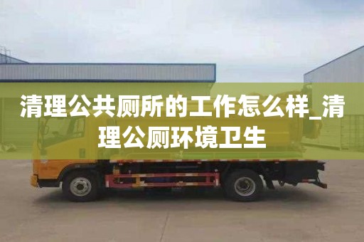 清理公共廁所的工作怎么樣_清理公廁環境衛生