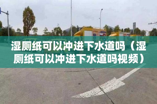 濕廁紙可以沖進下水道嗎（濕廁紙可以沖進下水道嗎視頻）