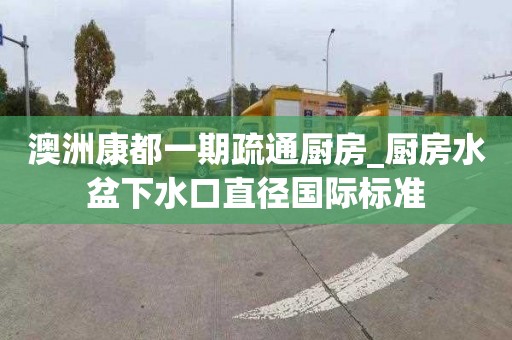 澳洲康都一期疏通廚房_廚房水盆下水口直徑國際標準