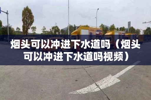 煙頭可以沖進下水道嗎（煙頭可以沖進下水道嗎視頻）