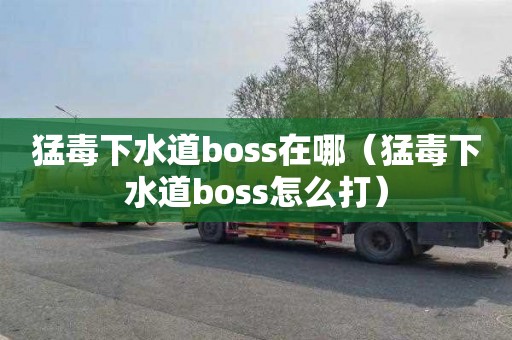 猛毒下水道boss在哪（猛毒下水道boss怎么打）