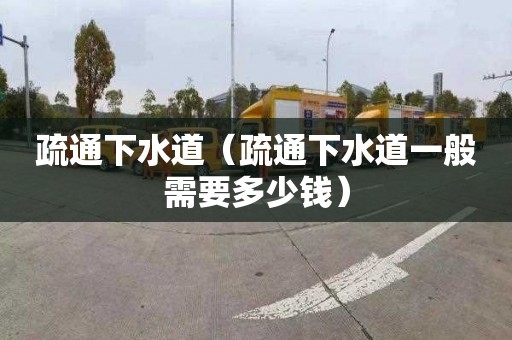 疏通下水道（疏通下水道一般需要多少錢）