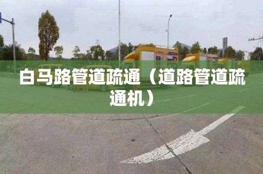 白馬路管道疏通（道路管道疏通機）