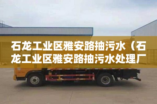 石龍工業區雅安路抽污水（石龍工業區雅安路抽污水處理廠）