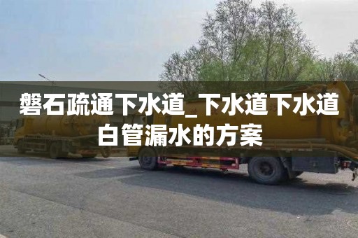 磐石疏通下水道_下水道下水道白管漏水的方案