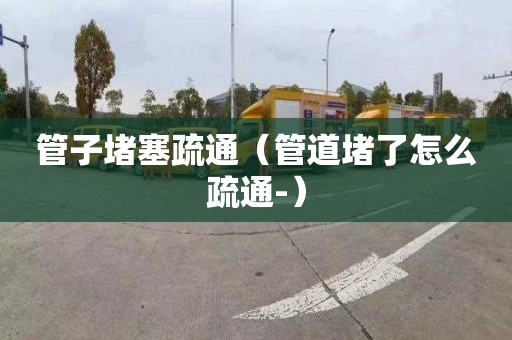 管子堵塞疏通（管道堵了怎么疏通-）