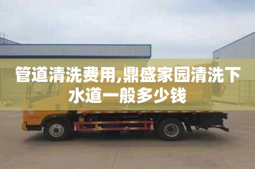 管道清洗費用,鼎盛家園清洗下水道一般多少錢