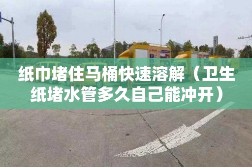 紙巾堵住馬桶快速溶解（衛生紙堵水管多久自己能沖開）