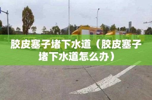 膠皮塞子堵下水道（膠皮塞子堵下水道怎么辦）